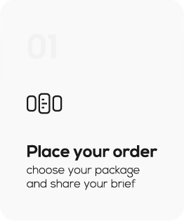 Place your icon or logo design order on Fiverr and share your brief